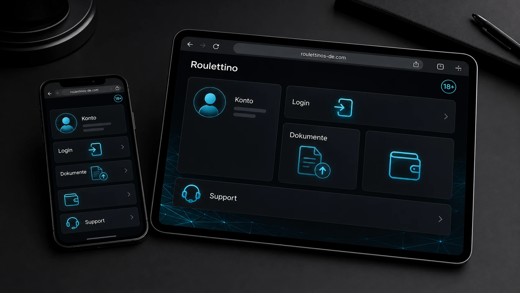 Roulettino Casino App und mobiler Kontozugriff