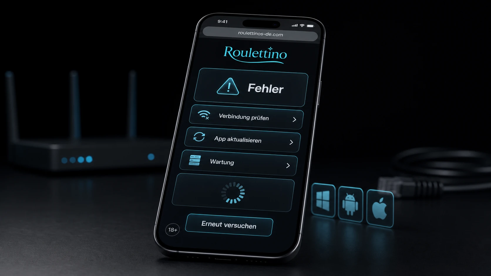 Technische Probleme und Fehlermeldungen