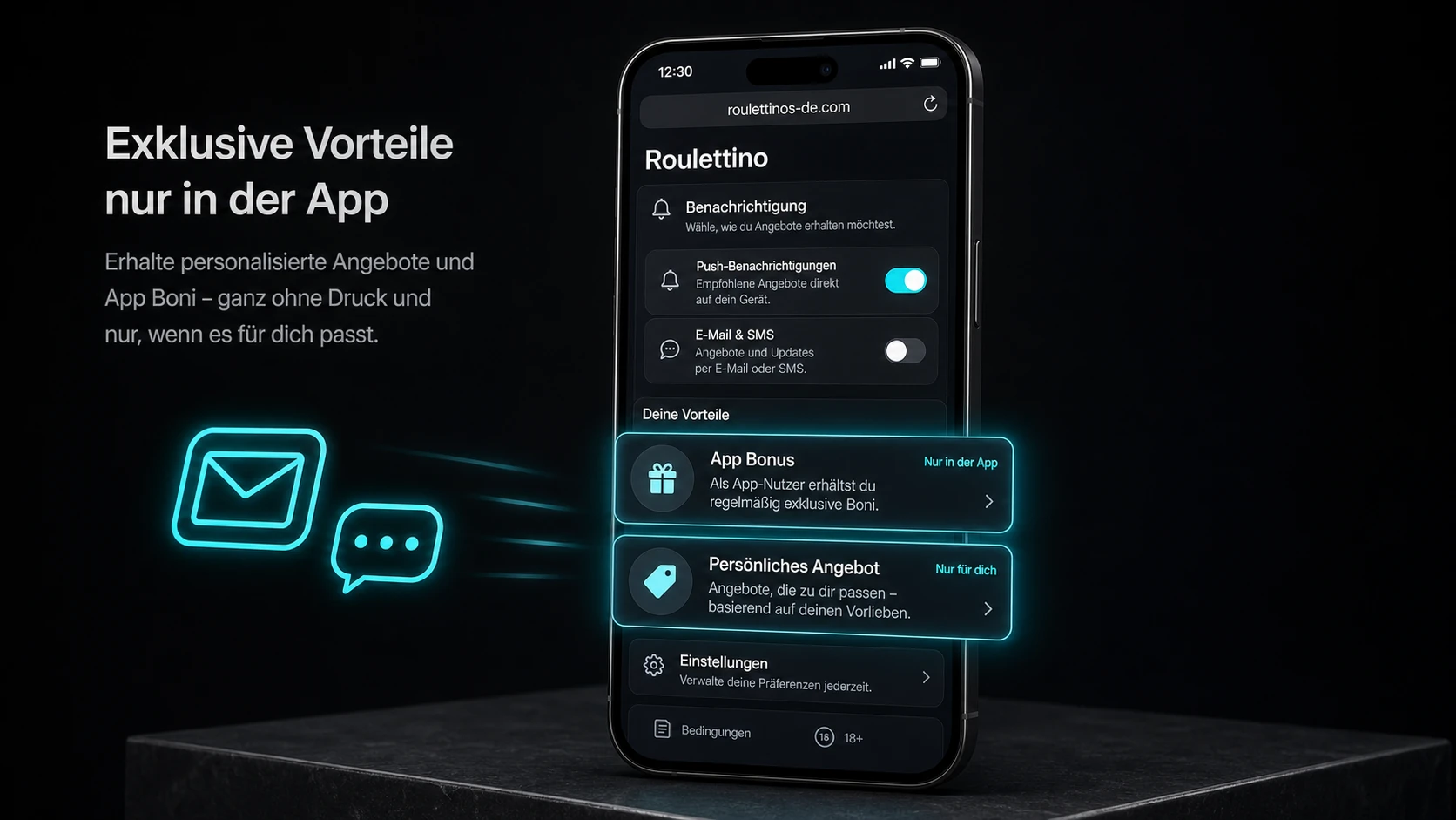 App Bonus und personalisierte Angebote